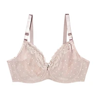 Curvy Couture Sheer Whisper Full Coverage Unlined Underwire Bra- 1368