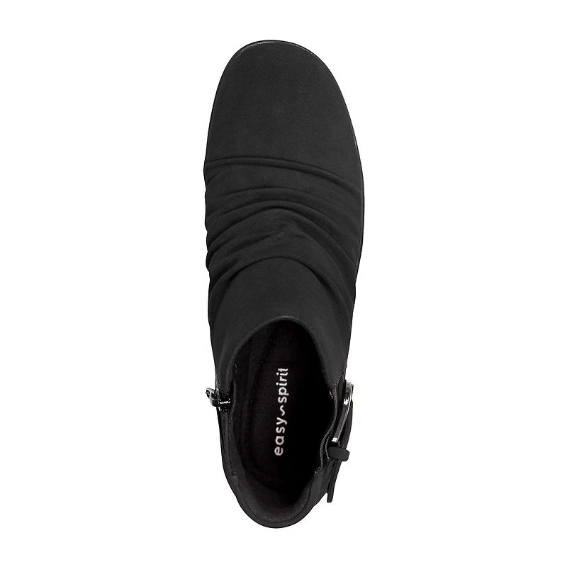 Easy Spirit Womens Aryel Flat Heel Booties