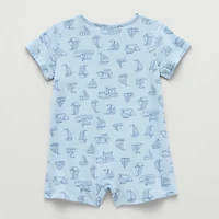 Okie Dokie Baby Boys Short Sleeve Romper
