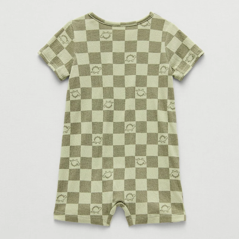 Okie Dokie Baby Boys Short Sleeve Romper