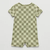 Okie Dokie Baby Boys Short Sleeve Romper