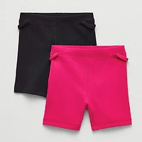 Okie Dokie Toddler Girls 3" Adaptive Easy-on + Easy-off 2-pc. Bike Short
