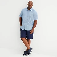 Stylus Mens Short Sleeve Regular Fit Big and Tall Button-Down Shirt