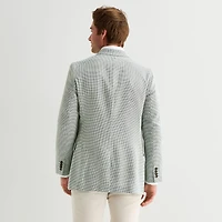 Stafford Linen Cotton Blend Mens Regular Fit Sport Coat