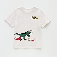 Okie Dokie Toddler & Little Boys Crew Neck Short Sleeve Regular Fit Graphic T-Shirt