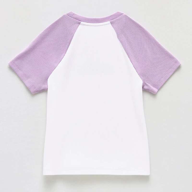 Thereabouts Little & Big Kid Girls Round Neck Short Sleeve T-Shirt
