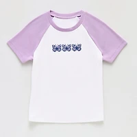 Thereabouts Little & Big Kid Girls Round Neck Short Sleeve T-Shirt