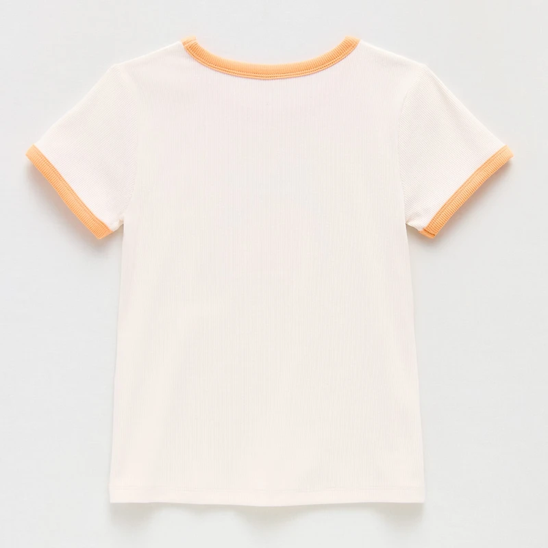 Thereabouts Little & Big Kid Girls Crew Neck Short Sleeve T-Shirt