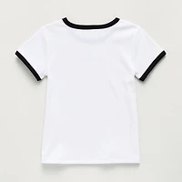 Thereabouts Little & Big Kid Girls Crew Neck Short Sleeve T-Shirt