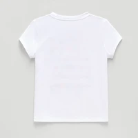 Thereabouts Little & Big Kid Girls Crew Neck Short Sleeve Classic Fit Graphic T-Shirt