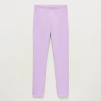 Thereabouts Solid Little & Big Kid Girls Knit Full Length Leggings