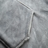 Sweet Home Collection Oversized Wearable Adult Blanket With Sleeves And Hood
