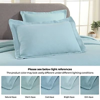 SUPERIOR® Solitaire Diamond Matelasse Geometric Jacquard Bedspread
