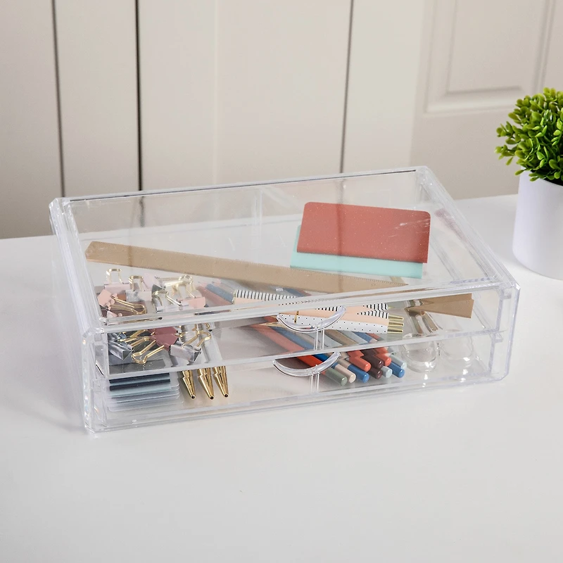 Martha Stewart Organizer With 2 Drawers