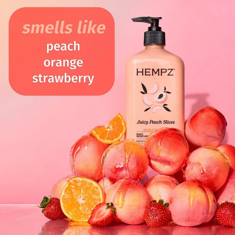 Hempz Juicy Peach Slices Body Moisturizer 17 Fl.Oz.