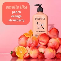 Hempz Juicy Peach Slices Body Moisturizer 17 Fl.Oz.