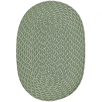 Better Trends Sunsplash Braided Reversible Indoor Outdoor Oval Accent Rug