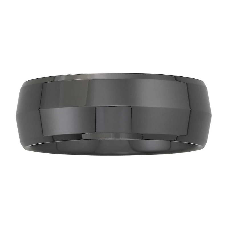 Men's 8mm Domed Band Ceramic