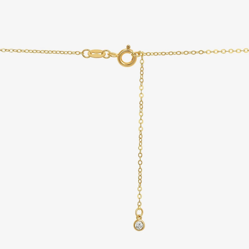 Womens Sterling Silver Cross 18 Inch Pendant Necklace