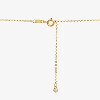Womens Sterling Silver Cross 18 Inch Pendant Necklace