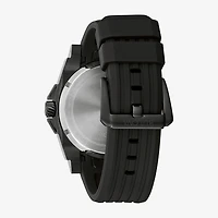 Bulova Mens Black Strap Watch 98b417