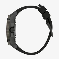 Bulova Mens Black Strap Watch 98b417