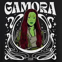 Gamora Womens Juniors Crew Neck Short Sleeve Regular Fit Guardians of the Galaxy Marvel Graphic T-Shirt