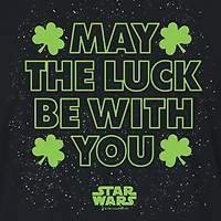 Womens Juniors Crew Neck Short Sleeve Regular Fit Star Wars Graphic T-Shirt
