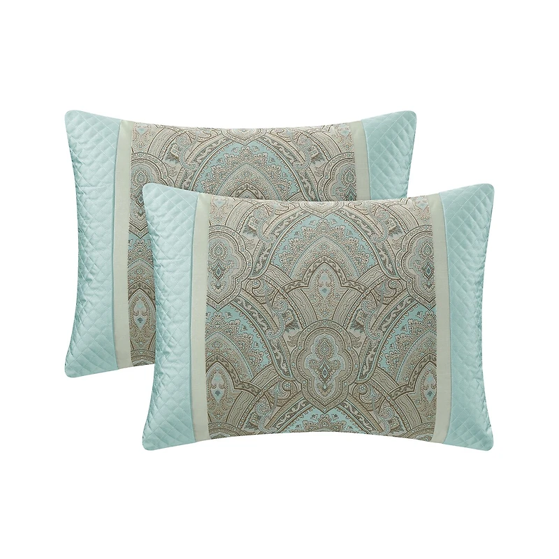 Broadhaven Sterling 7-pc. Embellished Embroidered Comforter Set