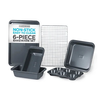 Black+Decker 6-pc. Non-Stick Bakeware Set