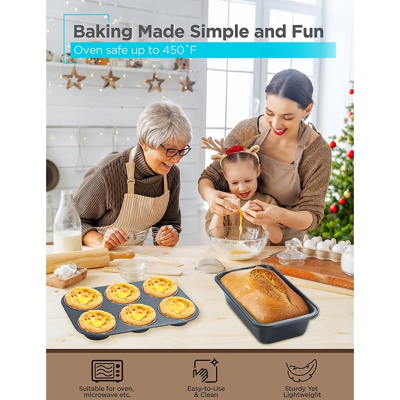 Black+Decker 6-pc. Non-Stick Bakeware Set