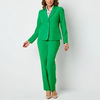 Black Label by Evan-Picone Womens Classic Fit Suit Jacket