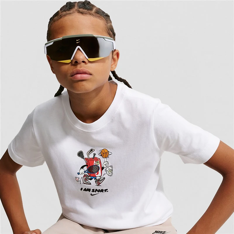 Nike Big Kid Unisex Crew Neck Short Sleeve Regular Fit Graphic T-Shirt