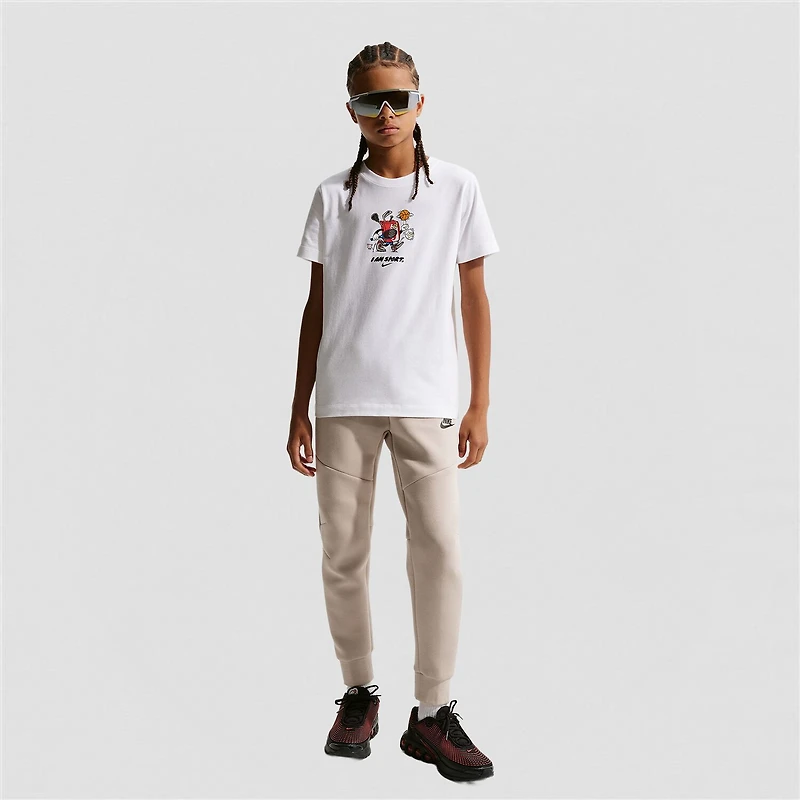 Nike Big Kid Unisex Crew Neck Short Sleeve Regular Fit Graphic T-Shirt