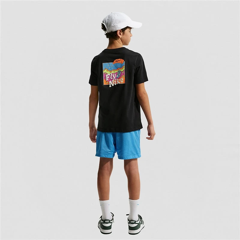 Nike Big Kid Unisex Crew Neck Short Sleeve Regular Fit Graphic T-Shirt