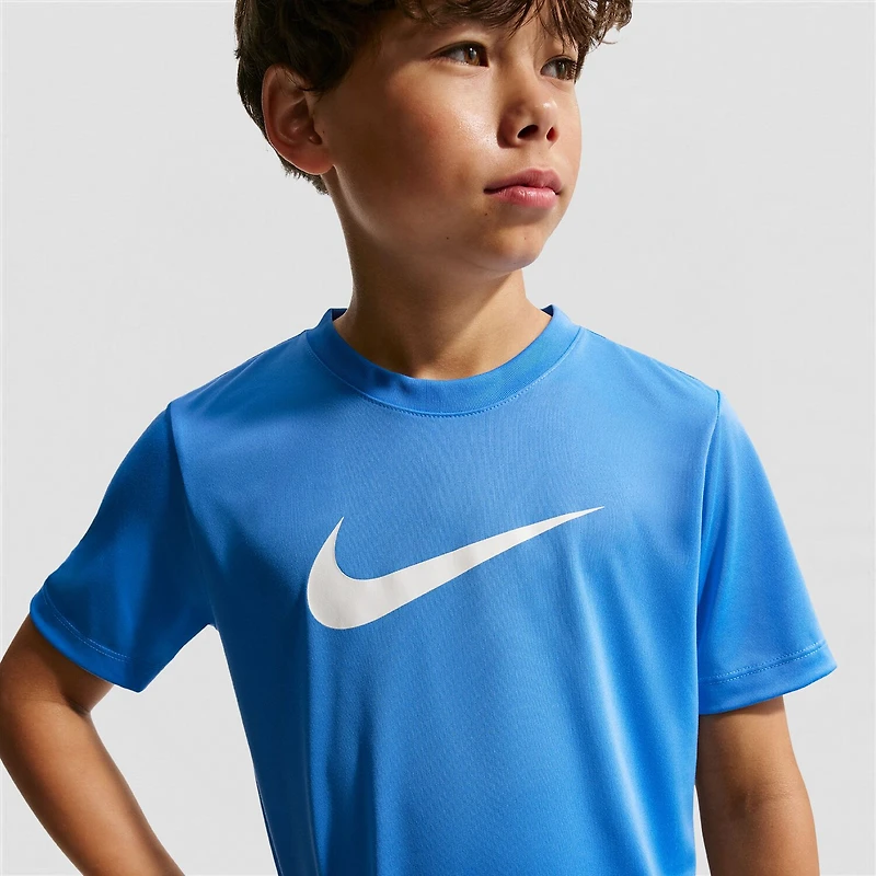 Nike Dri-Fit Swoosh Unisex Crew Neck Short Sleeve Regular Fit Graphic T-Shirt