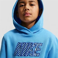 Nike Club Big Kid Unisex Long Sleeve Fleece Active Hoodie