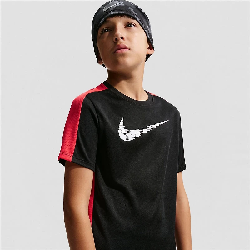 Nike Dri-Fit Trophy Big Kid Unisex Crew Neck Short Sleeve Regular Fit Graphic T-Shirt