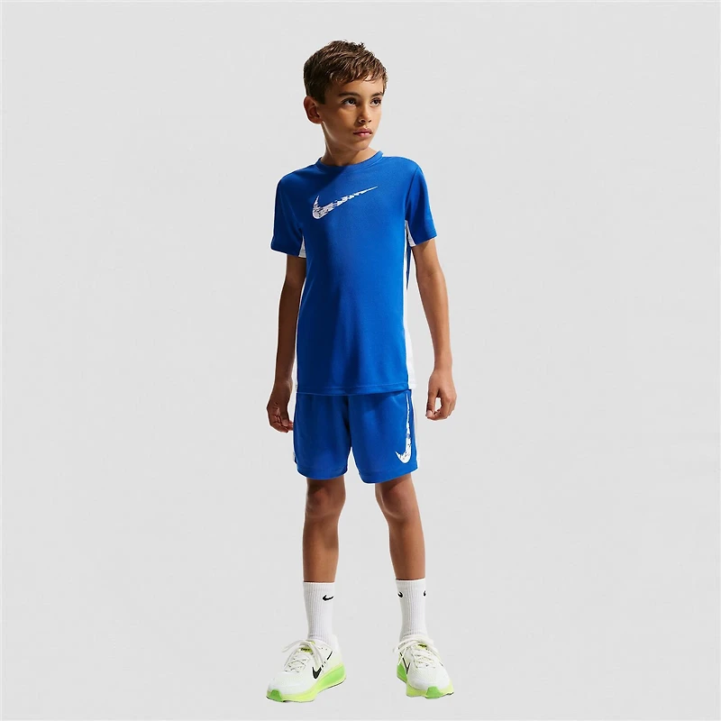 Nike Dri-Fit Trophy Big Kid Unisex Crew Neck Short Sleeve Regular Fit Graphic T-Shirt
