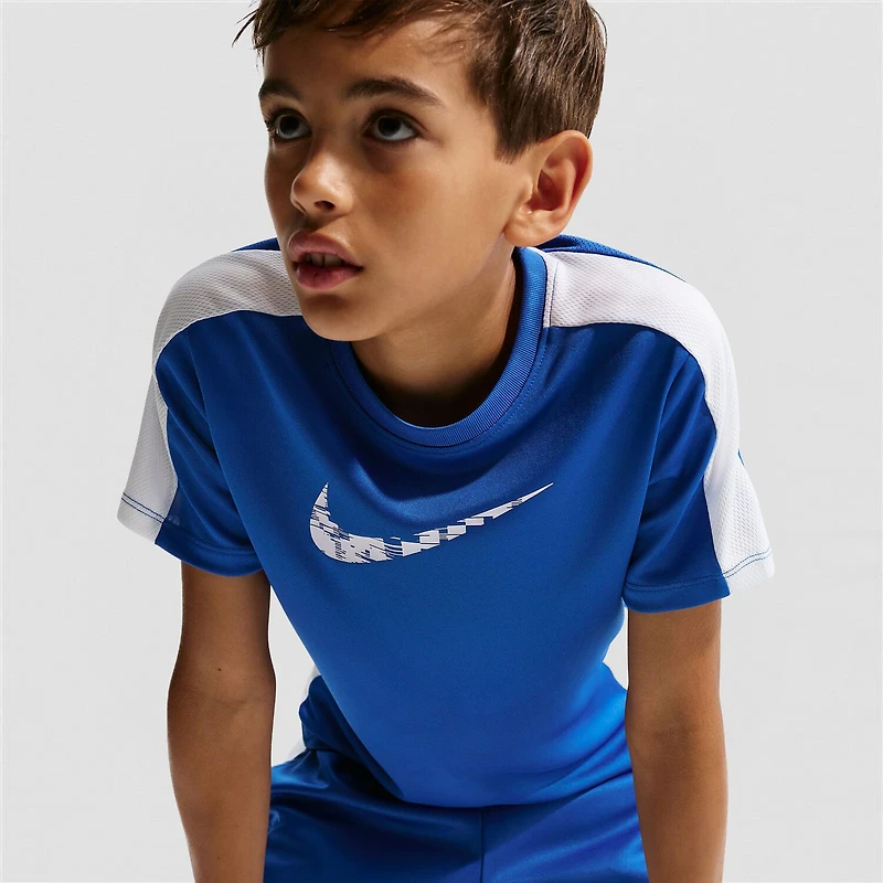 Nike Dri-Fit Trophy Big Kid Unisex Crew Neck Short Sleeve Regular Fit Graphic T-Shirt