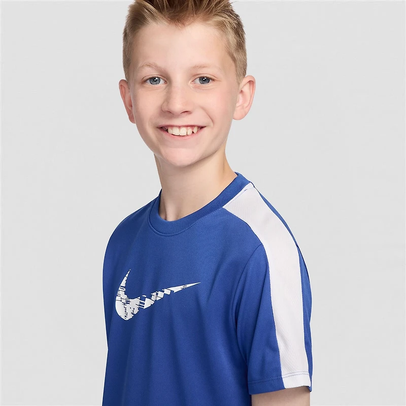 Nike Dri-Fit Trophy Big Kid Unisex Crew Neck Short Sleeve Regular Fit Graphic T-Shirt