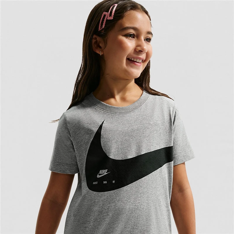 Nike Club Big Kid Unisex Crew Neck Short Sleeve Regular Fit Graphic T-Shirt