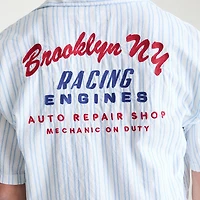 AEROPOSTALE Mens Short Sleeve Boxy Fit Button-Down Shirt
