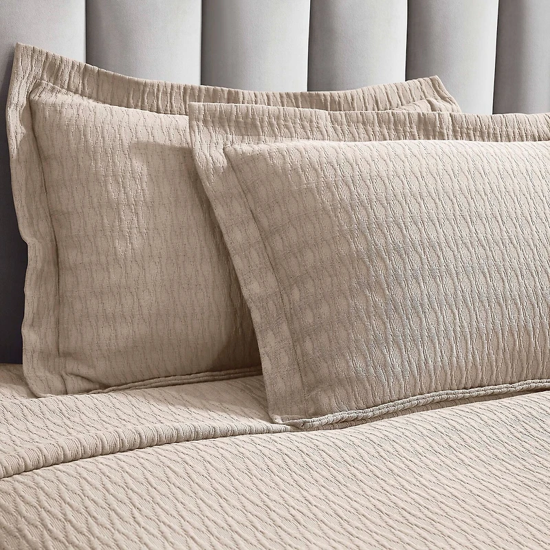 SUPERIOR® Calvert Cotton Lattice Geometric Jacquard Bedspread