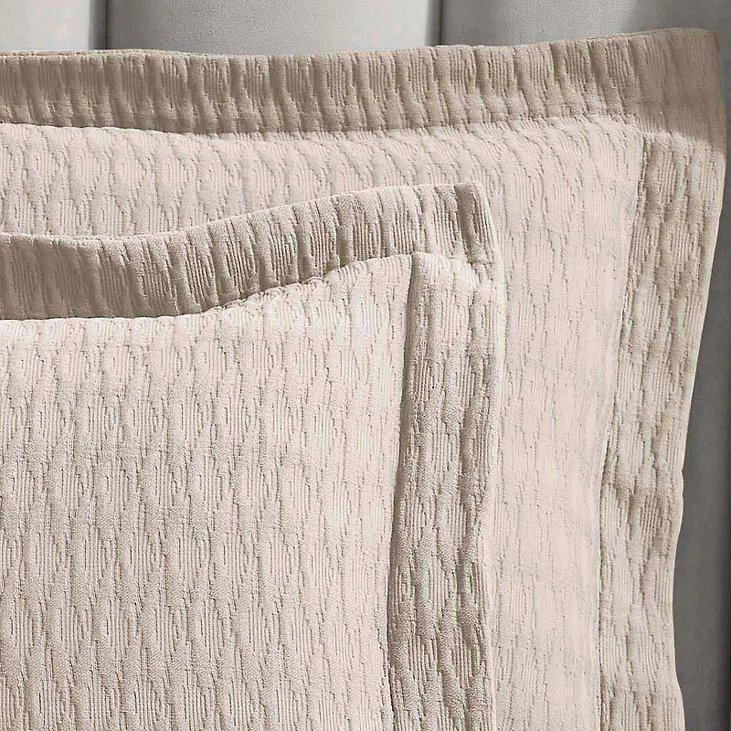 SUPERIOR® Calvert Cotton Lattice Geometric Jacquard Bedspread