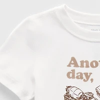 Okie Dokie Toddler Boys Round Neck Short Sleeve Adaptive Regular Fit Graphic T-Shirt