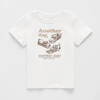 Okie Dokie Toddler Boys Round Neck Short Sleeve Adaptive Regular Fit Graphic T-Shirt