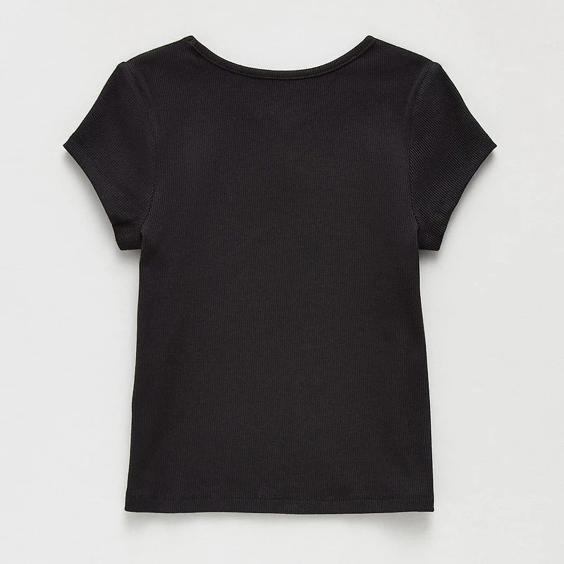 Thereabouts Little & Big Kid Girls Round Neck Short Sleeve T-Shirt