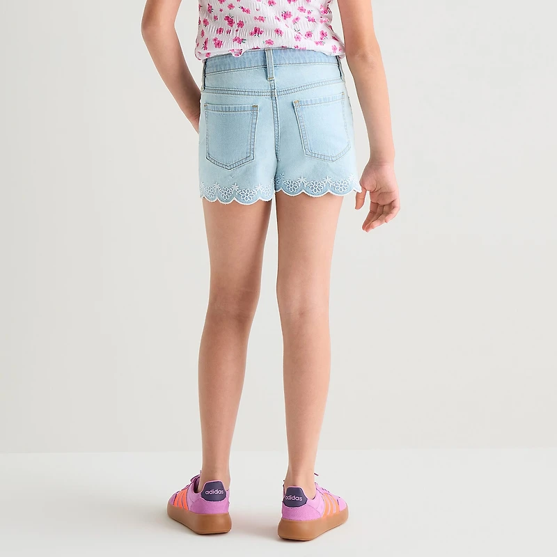 Thereabouts Little & Big Kid Girls Adjustable Waist Denim Short