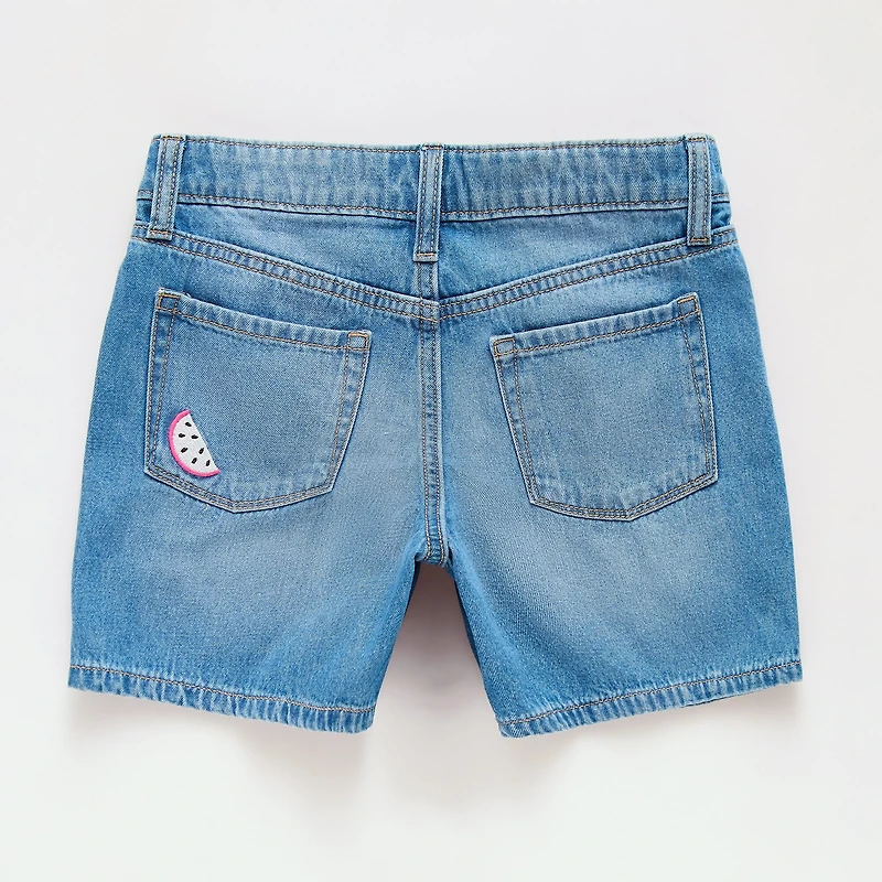 Thereabouts Little & Big Kid Girls Adjustable Waist Denim Short